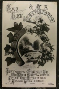 1911 Nowra Australia Picture Postcard Cover Good Luck & Happy Christmas