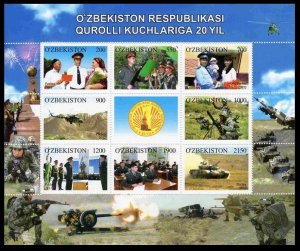 2012 Uzbekistan 992-999KL Military engineering 25,00 €