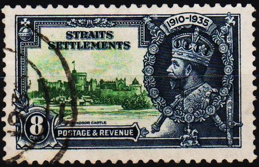 Straits Settlements.1935 8c S.G.257 Fine Used