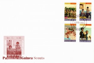 Papua New Guinea 2003 Sc 1058-61 FDC