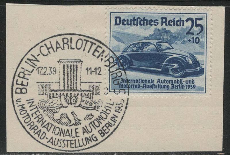 Germany Reich Scott # B136, used, opp, special fd cancellation