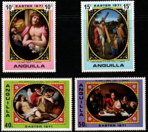 ANGUILLA SG104/7 1971 EASTER MNH