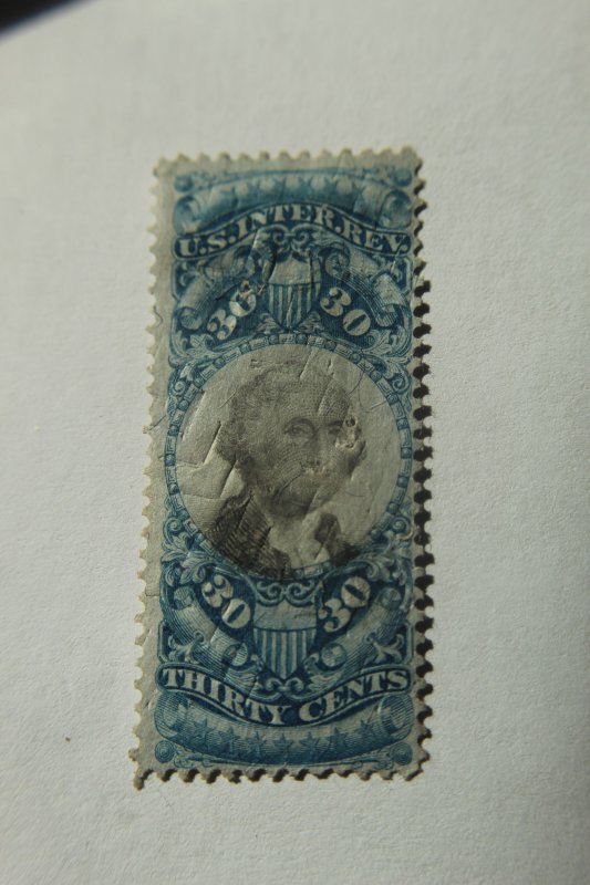 US REVENUE R113 USED CUT CANCEL