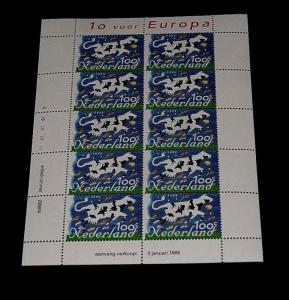 NETHERLANDS, 1995, EUROPA, COW, ARTIKELNUMMER, SOUVENIR SHEET, MNH,  NICE! LQQK!