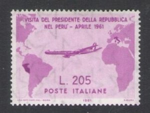 1961 Italy - 205 Lire Rosa - Gronchi Rosa - MNH** - Certificat De Simoni