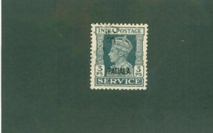 INDIA - PATIALA STATE 063 USED BIN$ 0.50