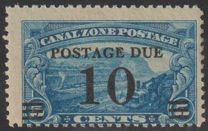 MALACK Canal Zone J24 Fine OG NH, Robust color! c2037