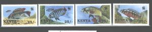 KENYA 1997  FISH  #703 - 706   MNH