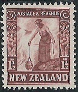 Scott: 187 New Zealand Maori Woman, MNH