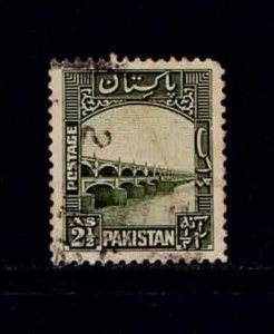 PAKISTAN Sc# 30 USED F Sukkur Barrage