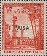 MNH** Pakistan - Previous Stamps Surcharged with New Currency-1961