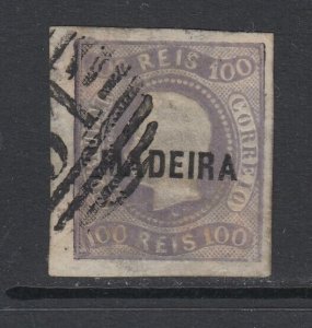 Madeira, Scott 5, used (large thin and stained), w/ APS cert