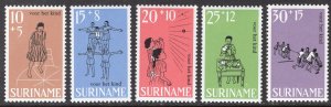 SURINAM SCOTT B147-B151