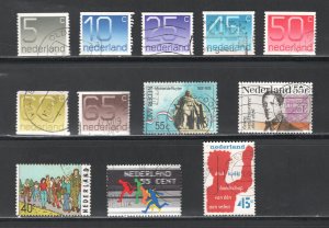 Netherlands #546-548, 550-551, 553-556, 558-560  VF, Used, CV $3.00 ...  4200347