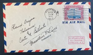 1930 Phoenix AZ USA Airmail cover Welcomes Coste & Bellonte Postmaster Signed