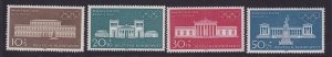 Germany  #B459-B462  MNH 1970  Olympic games promotion .  buildings