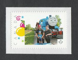 DAY OUT WITH THOMAS TRAIN = picture postage stamp MNH Canada 2013 [p3sn13]