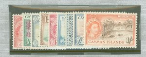 Cayman Islands #135/145v Unused Multiple