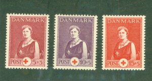 DENMARK B9-B11 MNH BIN $1.35