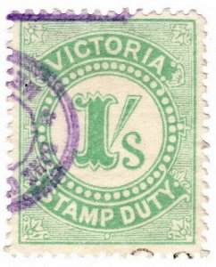 (I.B) Australia - Victoria Revenue : Stamp Duty 1/- (1904)