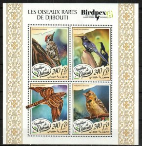 Djibouti Stamp 1243  - Rare birds of Djibouti