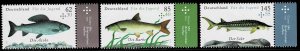 Germany 2015,Sc.#B1105-7 MNH For Youth: freshwater fishes