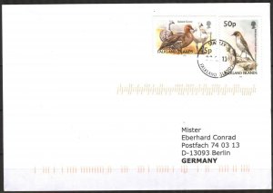 {A151} Falkland Islands 2003 Birds Mailed Cover