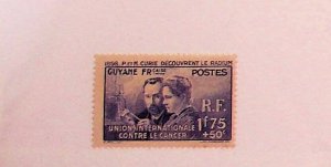 FRENCH GUANA Sc B3 NH ISSUE OF 1938 - CURIE