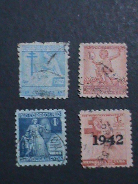 ​CUBA 1942 ALMOST 80 YEARS OLD- VERY OLD USED CUBA-STAMP-VERY FINE