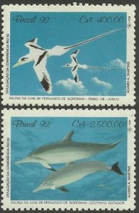 1992 Brazil 2455-2456 2nd United Nations conference on environment 3,50 €