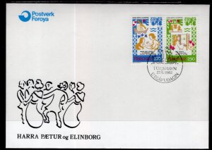 Faroe Islands 86-87 U/A FDC