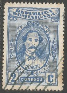 DOMINICAN REPUBLIC 580 VFU DUARTE Q474-5