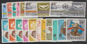 Congo Democratic Republic SC 542-560 Mint, Never Hinged