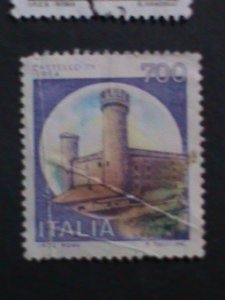 ​ITALIY-1980 VERY OLD ITALY FAMOUS CAST;ES USED STAMPS LARGE SETVERY FINE WE S