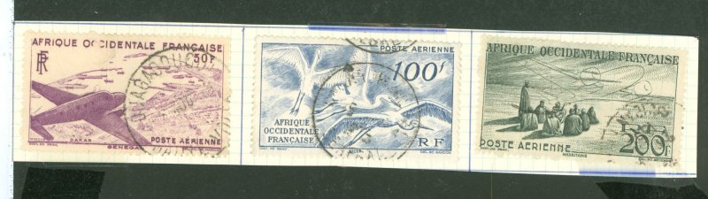 French West Africa #C12-14 Used Single