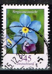 Germany 2017, Sc.#2986 used. Flower: Forget-me-not (Myosotis sylvatica)