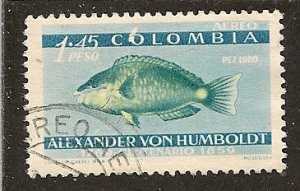Colombia   Scott   C359  Parrot Fish      Used