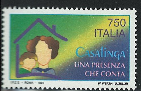 Italy Scott 1963 MNH! Presence of Women in the Home!