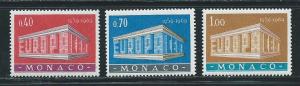 Monaco 722-4 1969 Europa set MNH