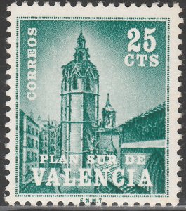 SPAIN-VALENCIA 4, (EDIFIL), POSTAL TAX. MINT, NH. F-VF. (301)