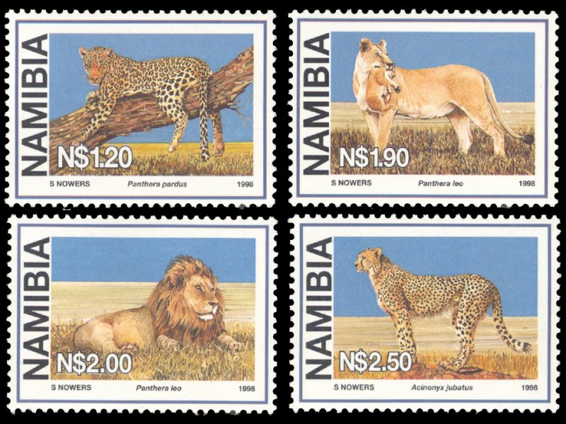 Namibia 1998 Scott #878-881 Mint Never Hinged