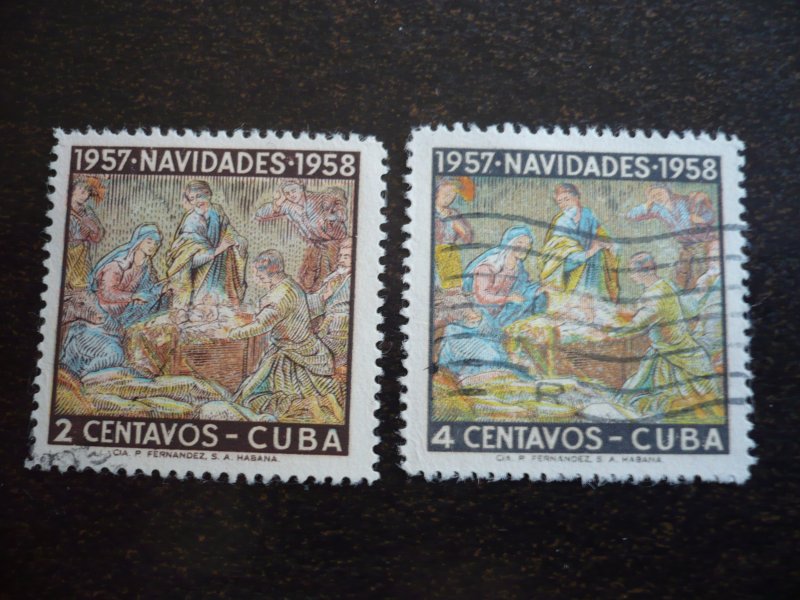 Stamps - Cuba - Scott# 588-589 - Used Set of 2 Stamps