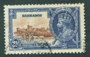 BARBADOS SC# 188 VF U 1935