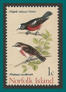 Norfolk Island 1970 Birds 2, Scarlet Robins, MNH 126,SG103