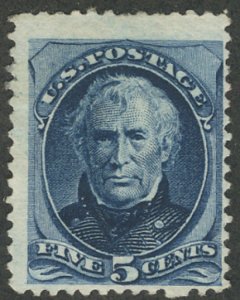 USA #185 F/VF mint no gum, wonderfully fresh stamp, Nice! Retail $155