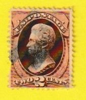 US SCOTT#146 1870 2c ANDREW JACKSON - USED