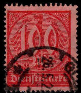 Germany Scott o21 Used official stamp