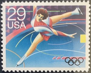 Scott #2612 1992 29¢ Winter Olympics Figure Skating MNH OG XF/Superb