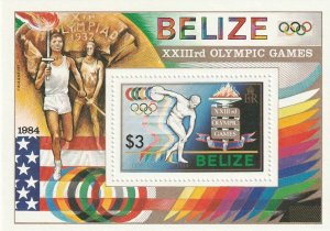 Belize 721 Summer Olympic Sports Mint NH