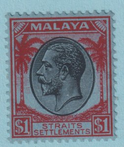 STRAITS SETTLEMENTS 232 MINT HINGED OG *  NO FAULTS VERY FINE! HED